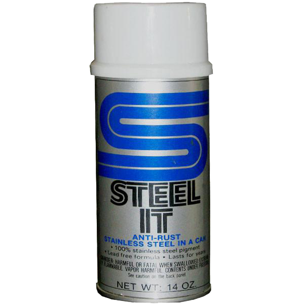 Steel-It 1002B Polyurethane Spray, 14oz Can, Grey, Single Can 